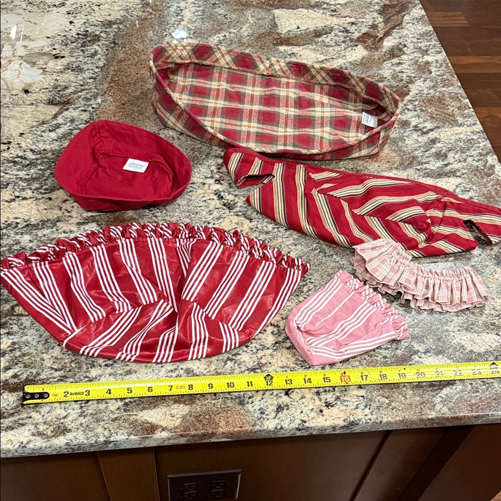 Longaberger Fabric Basket Liners and Garters